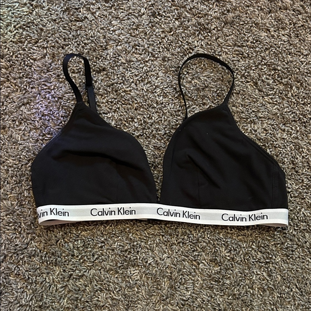 Calvin Klein Black Triangle Bralette